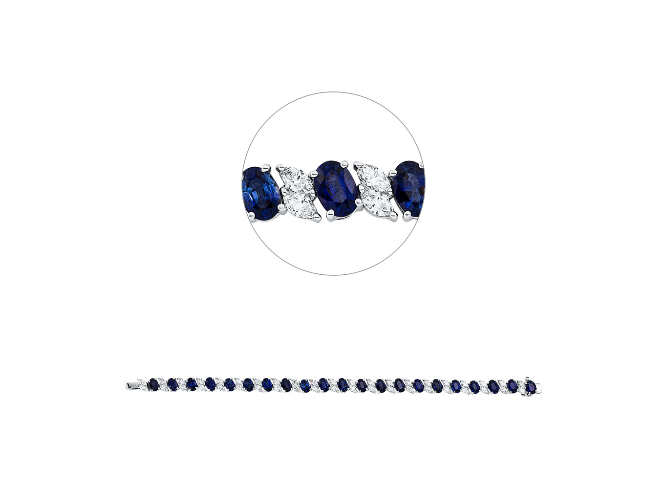 Brogle Selection sapphire bracelet