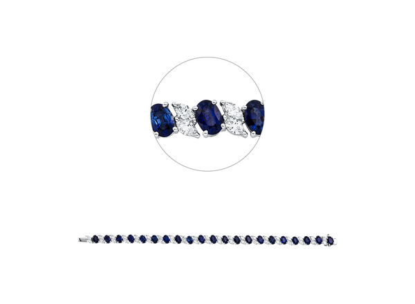 Brogle Selection sapphire bracelet