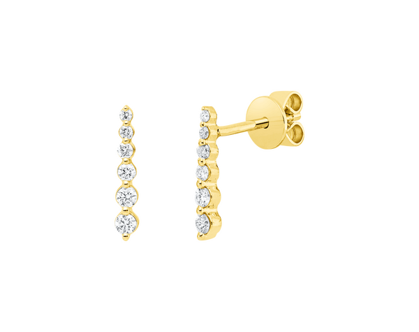 Brogle Classic diamond stud earrings