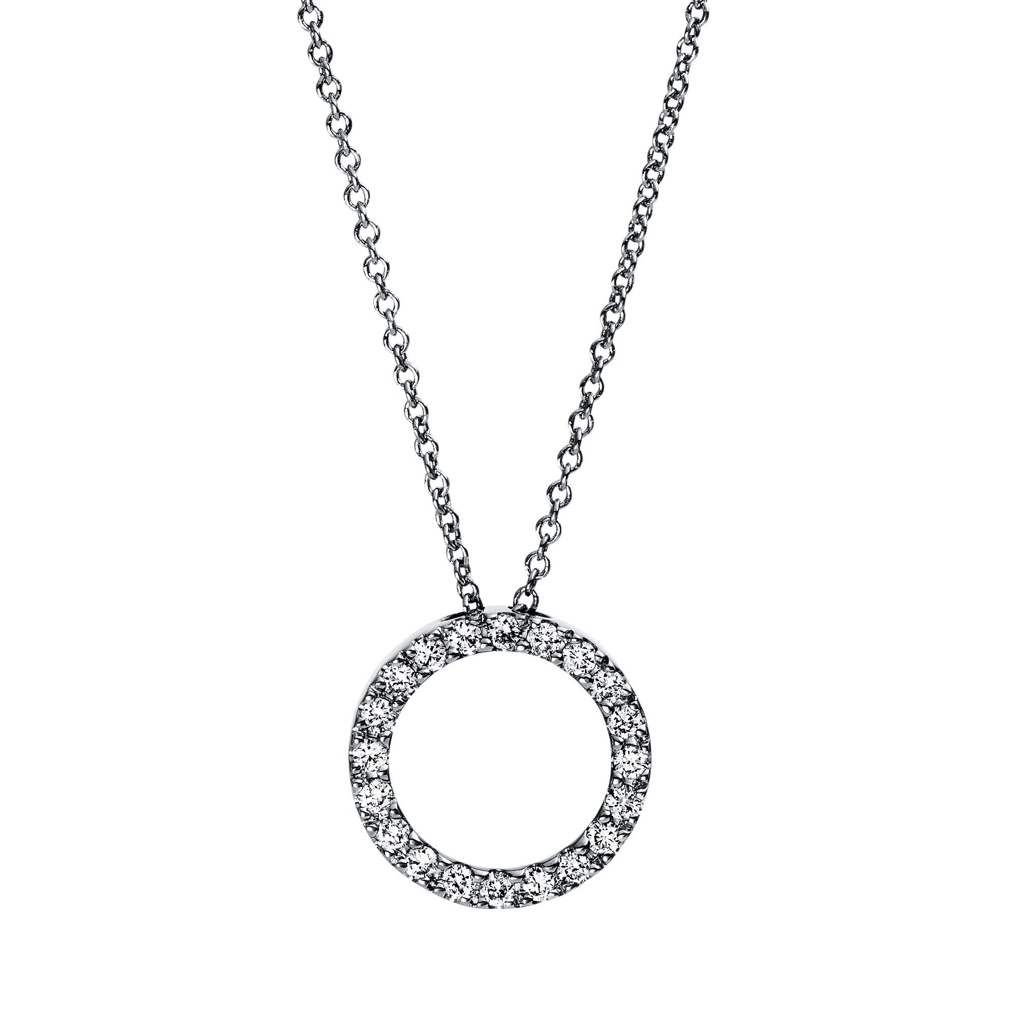 Brogle Classic necklace with diamond pendant Brogle Classic necklace with diamond pendant