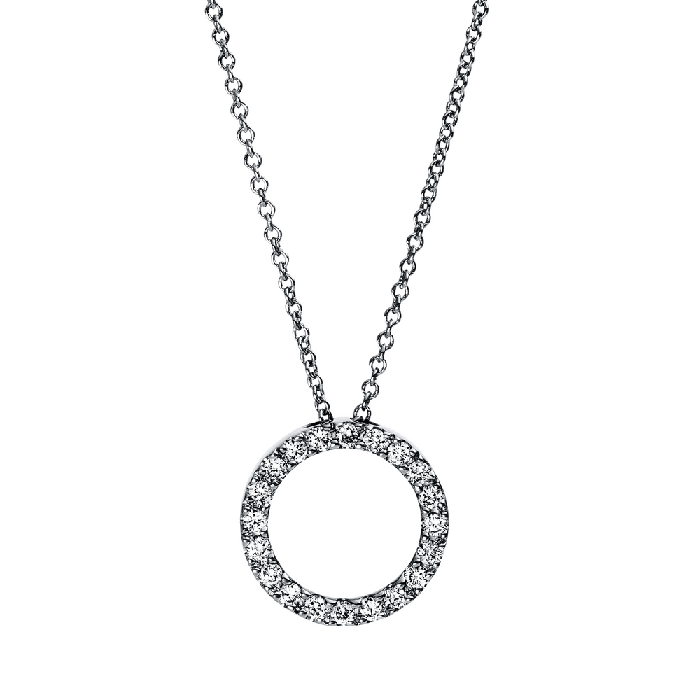 Brogle Classic necklace with diamond pendant Brogle Classic necklace with diamond pendant