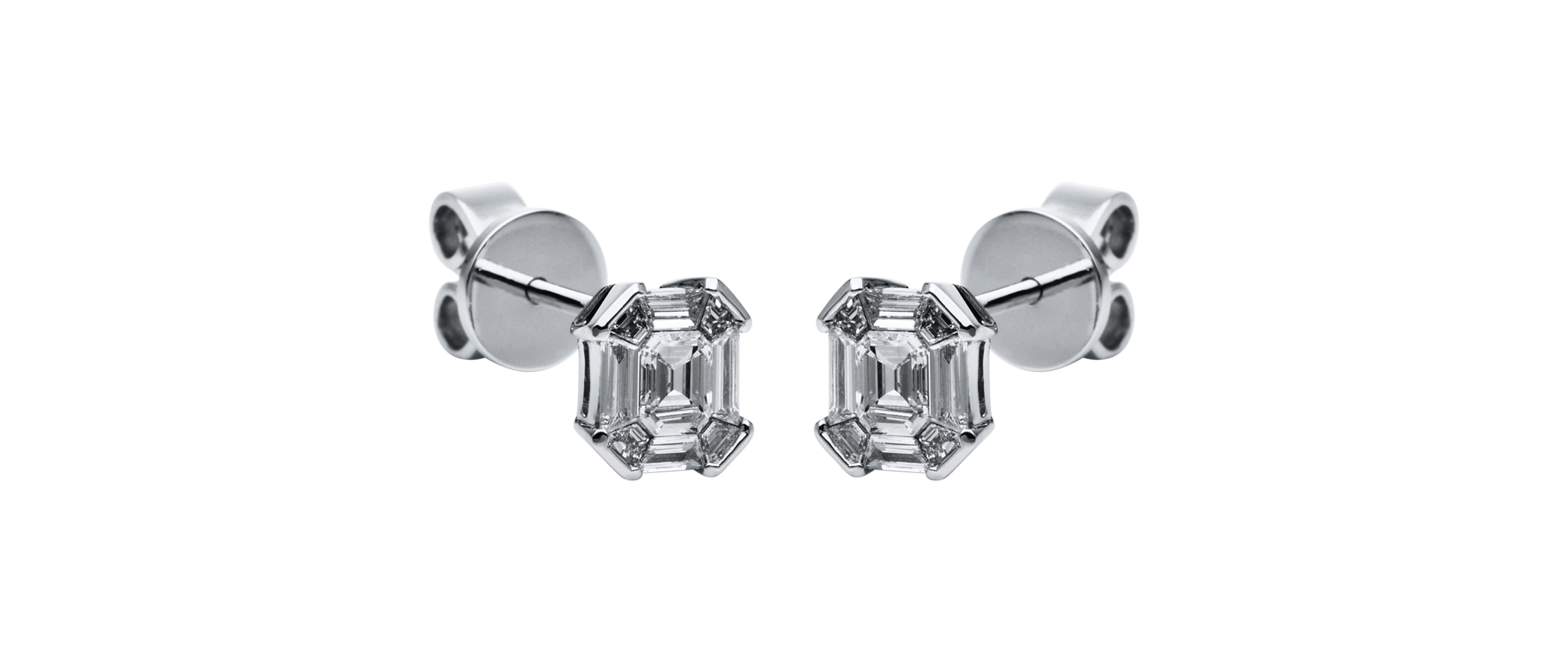 Brogle Classic diamond stud earrings