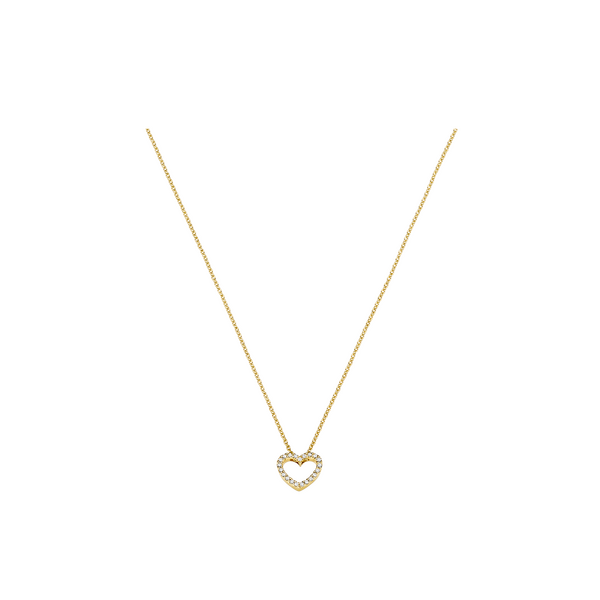 Brogle Selection Goldkette mit Herzanhänger