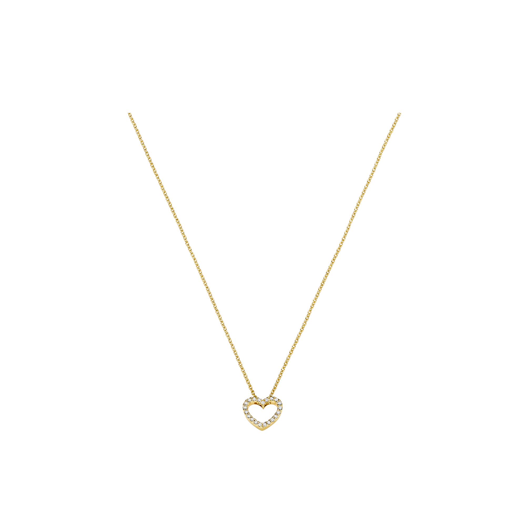 Brogle Classic Kette mit Diamantherz Brogle Classic Kette mit Diamantherz