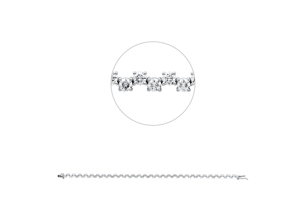 Brogle Selection tennis bracelet