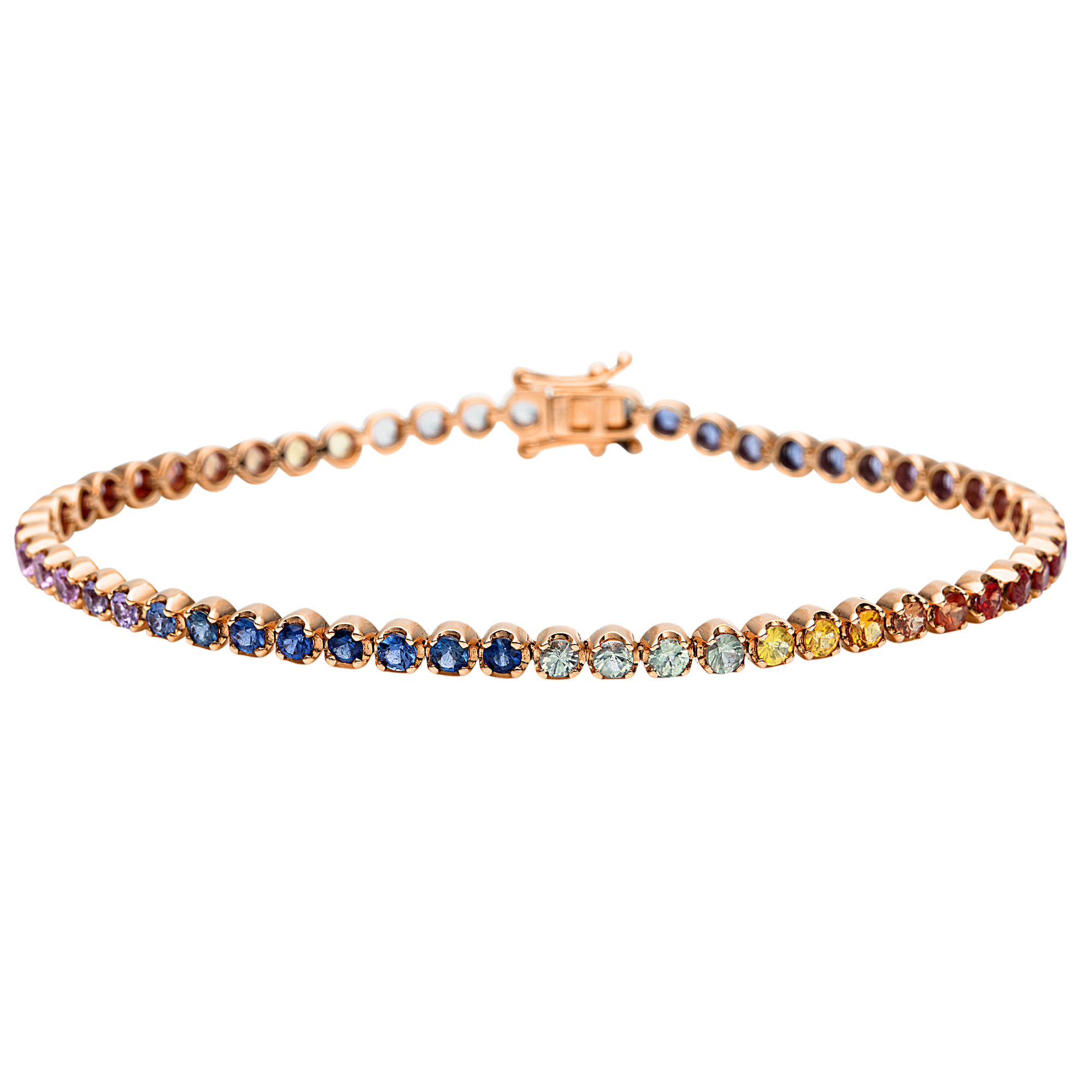 Brogle Classic sapphire bracelet Rainbow Brogle Classic sapphire bracelet Rainbow