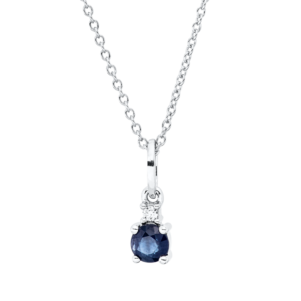 Brogle Classic Kette mit Saphiranhänger Brogle Classic Kette mit Saphiranhänger