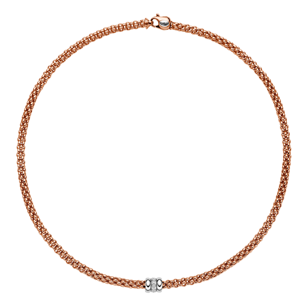 Rose, white gold