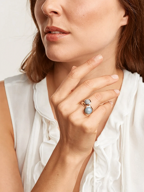 Tamara Comolli Bouton Champagne Pavé S Ring Tamara Comolli Bouton Champagne Pavé S Ring