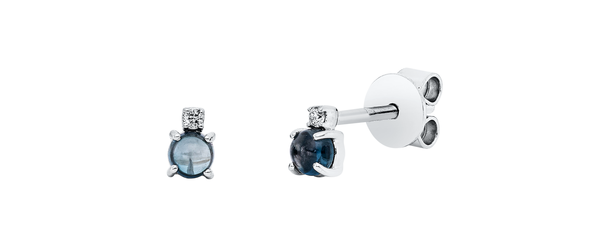 Brogle Classic London topaz stud earrings