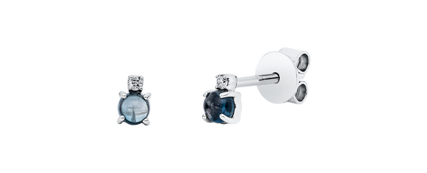 Brogle Classic London topaz stud earrings