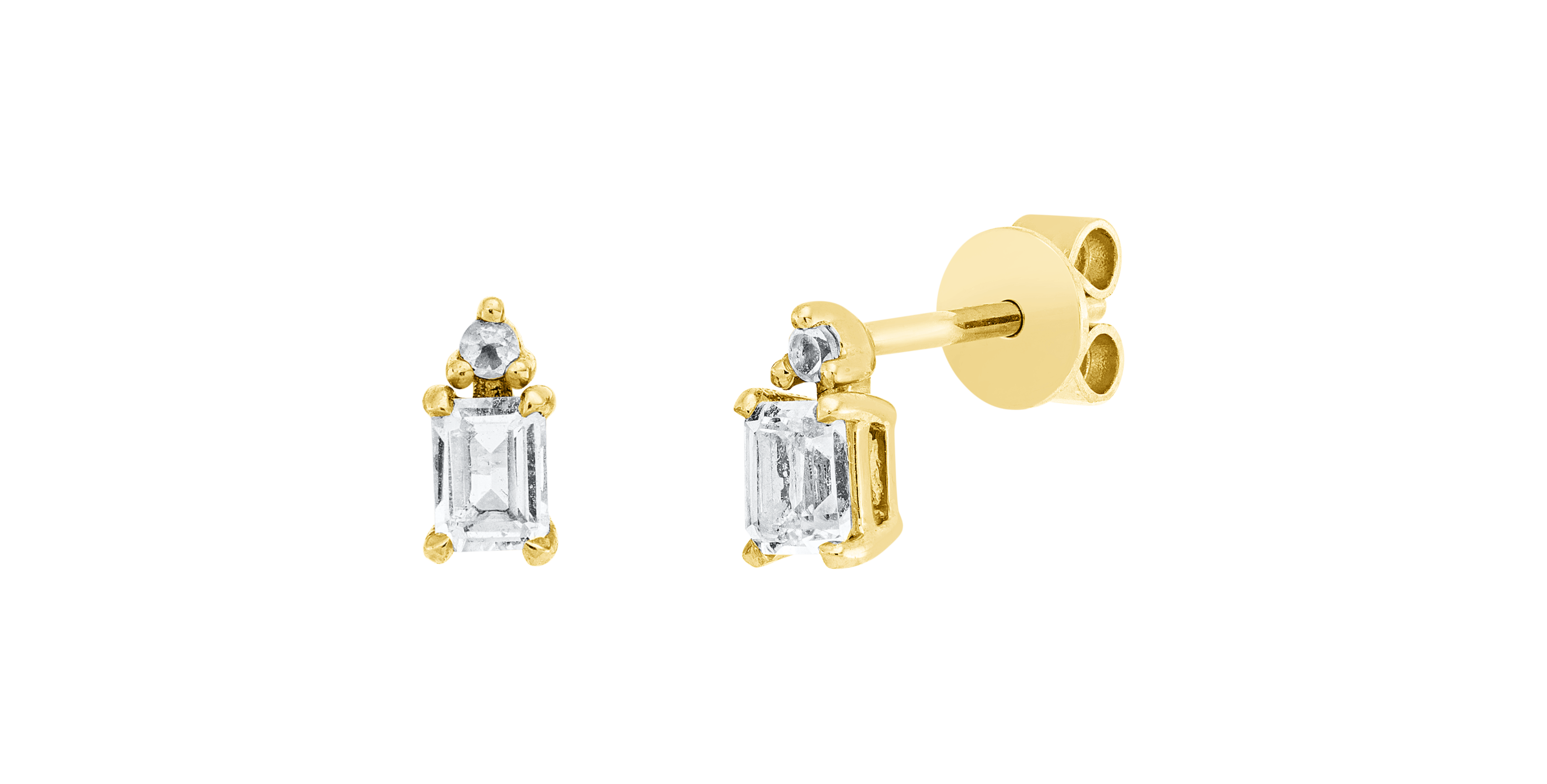 Brogle Classic colored stud earrings