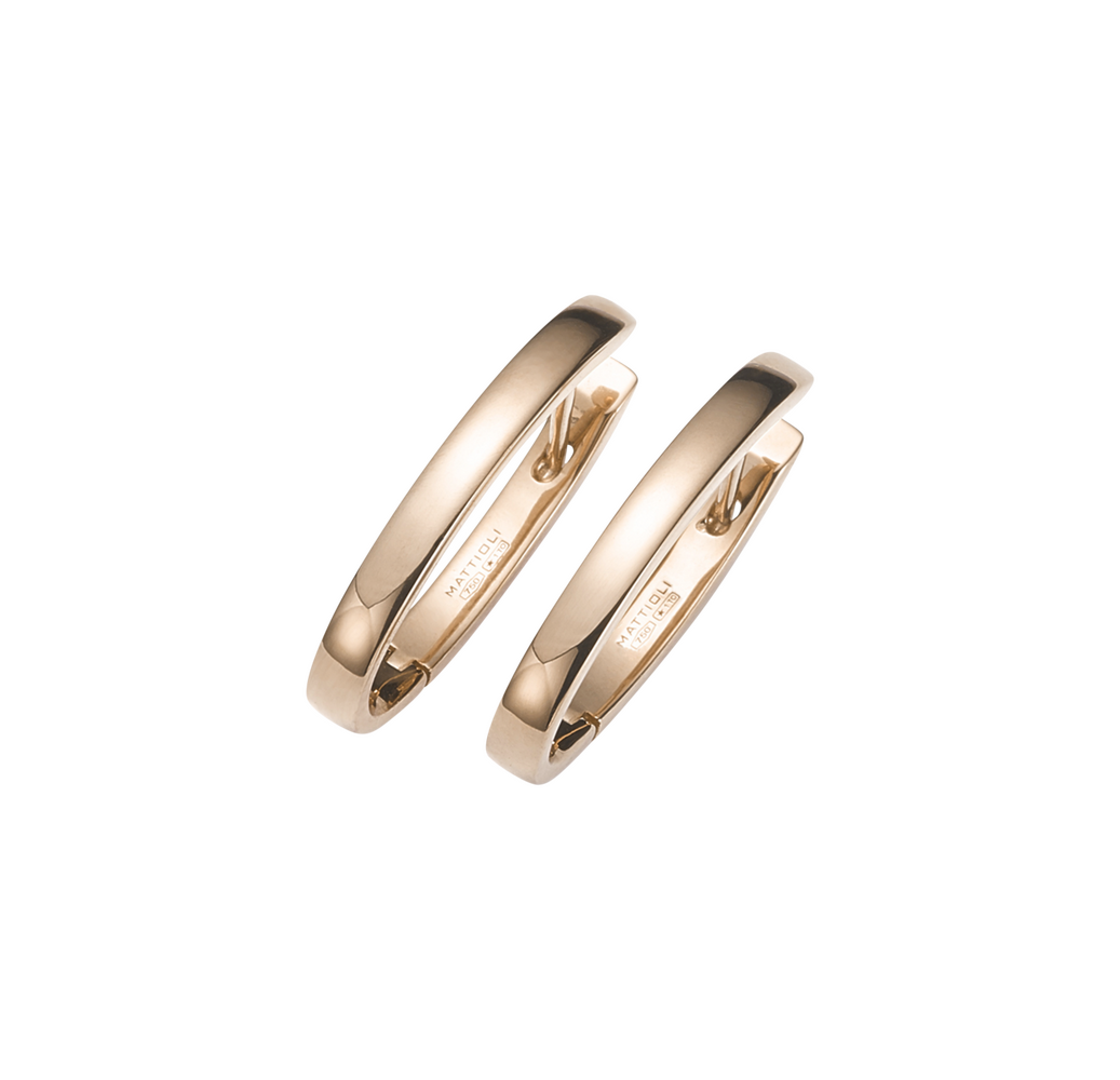 Mattioli Basics hoop earrings Mattioli Basics hoop earrings