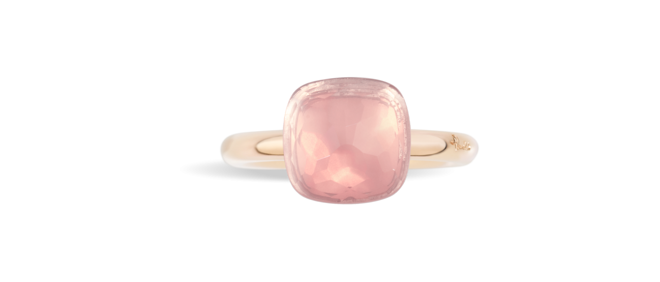 Pomellato Nudo Classic Rose Quartz Ring