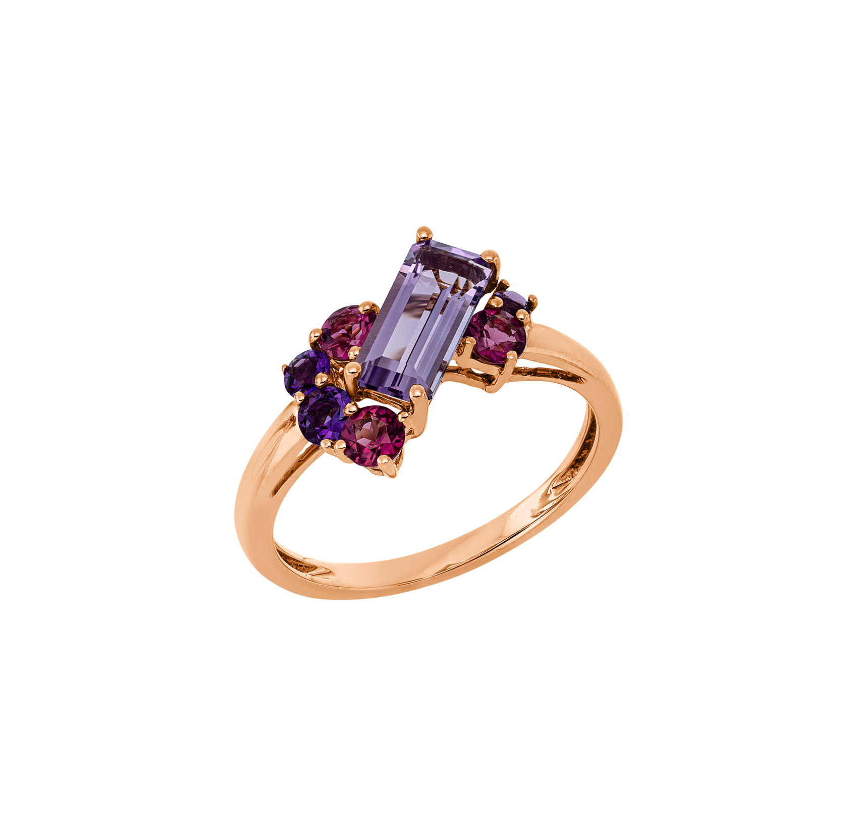 Brogle Classic colored stone ring