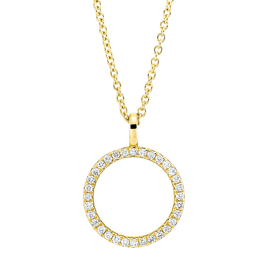 Brogle Classic necklace with diamond pendant Brogle Classic necklace with diamond pendant