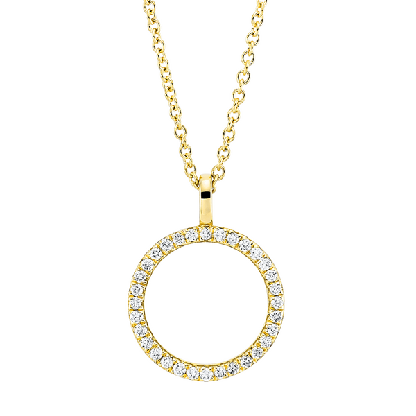 Brogle Classic necklace with diamond pendant Brogle Classic necklace with diamond pendant