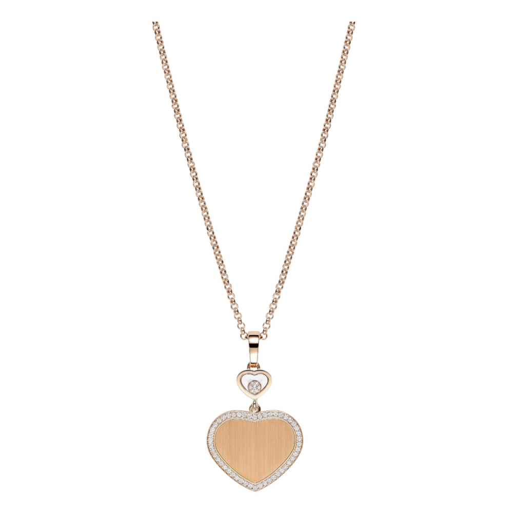 Chopard Happy Hearts Golden Hearts Necklace with Pendant