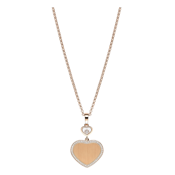 Chopard Happy Hearts Golden Hearts Necklace with Pendant