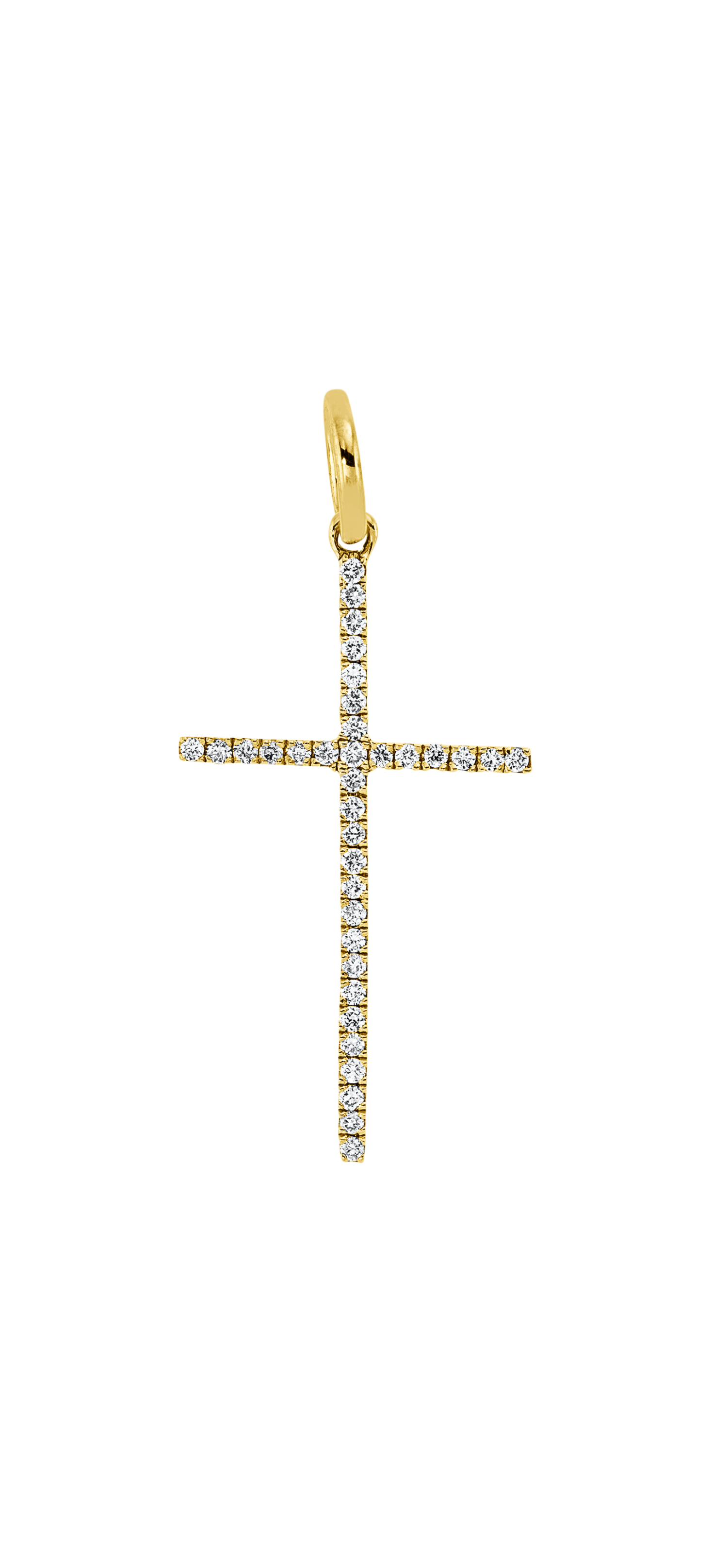 Brogle Classic Kreuzanhänger mit Diamanten