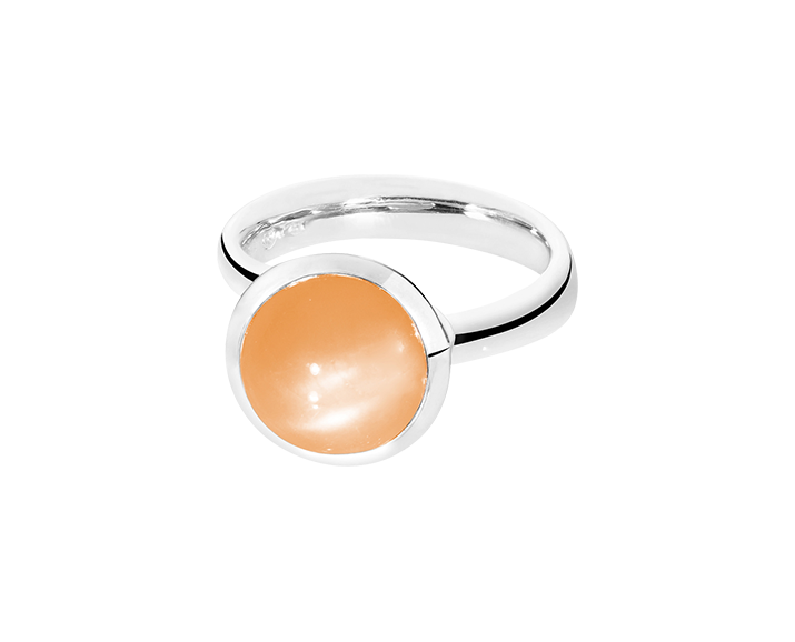 Tamara Comolli Bouton Orange Moonstone L Ring Tamara Comolli Bouton Orange Moonstone L Ring