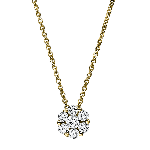 Brogle Classic necklace with diamond pendant Brogle Classic necklace with diamond pendant