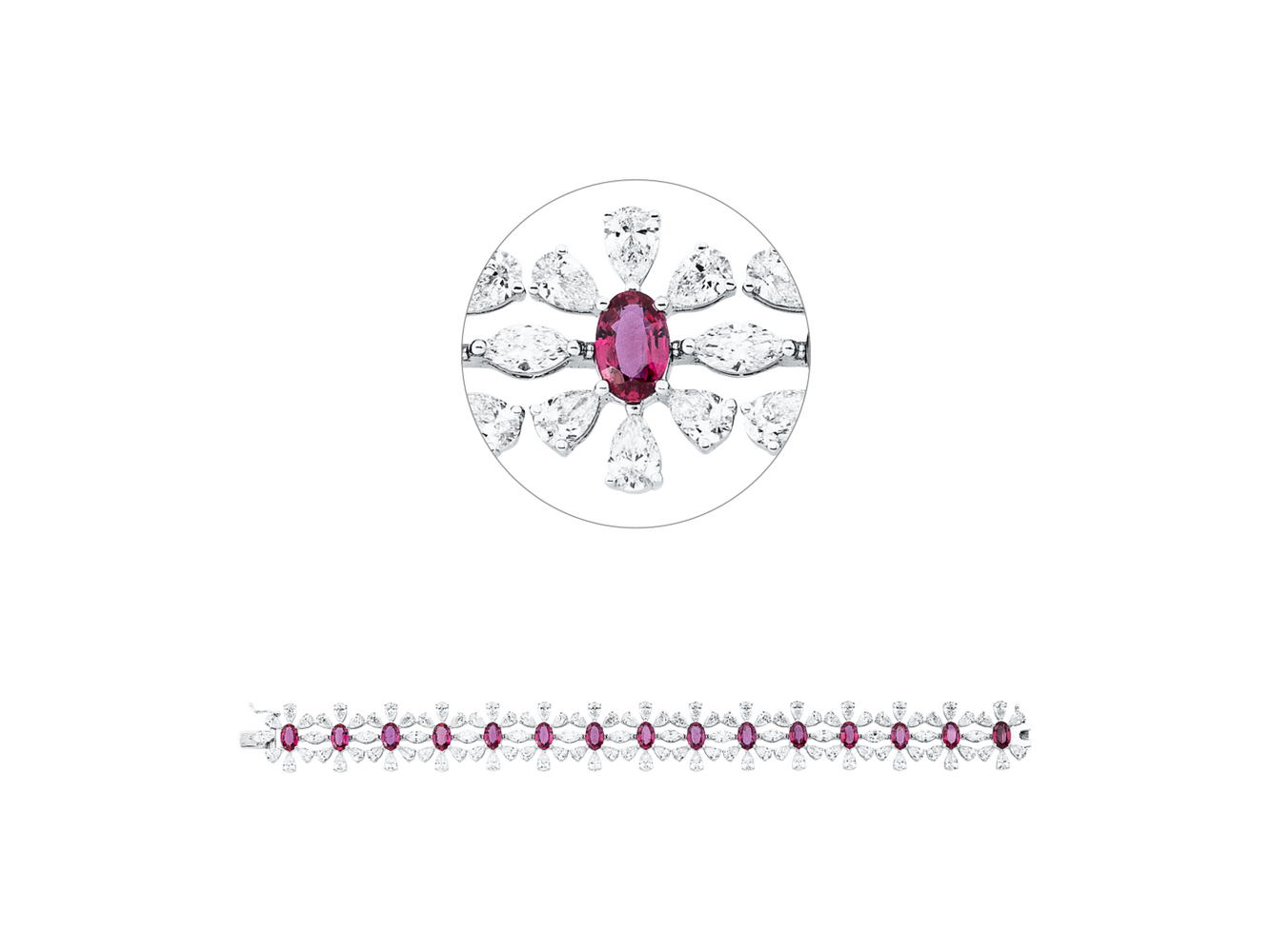 Brogle Selection Rubinarmband