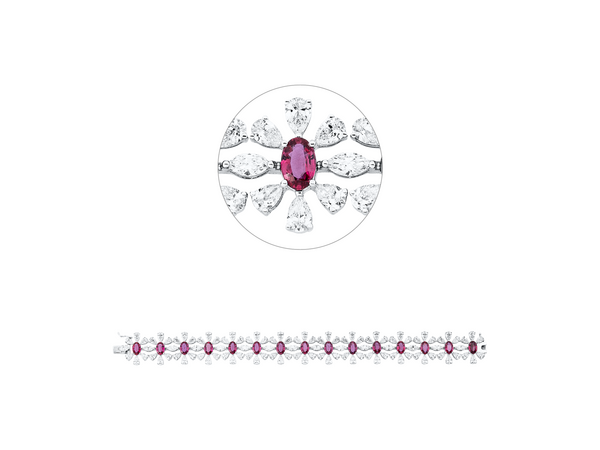 Brogle Selection Rubinarmband