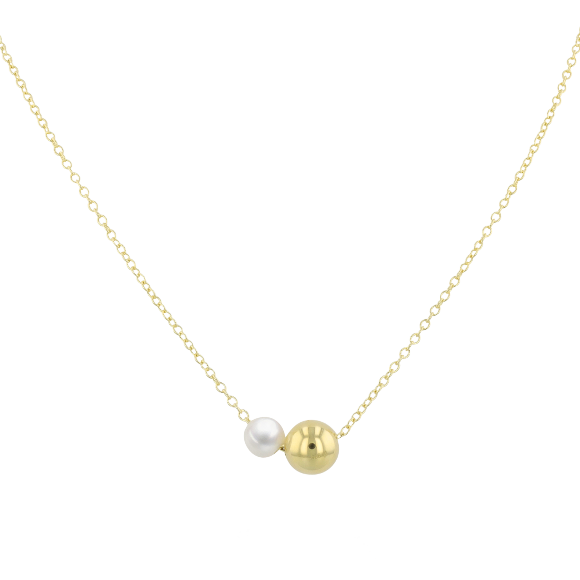 Brogle Classic necklace with freshwater pearl Brogle Classic necklace with freshwater pearl