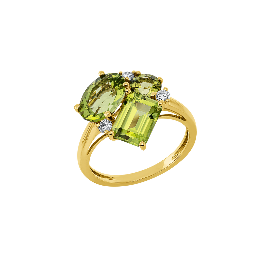 Brogle Classic peridot ring