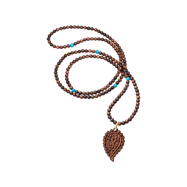 Tamara Comolli India Snake Wood Necklace with Pendant