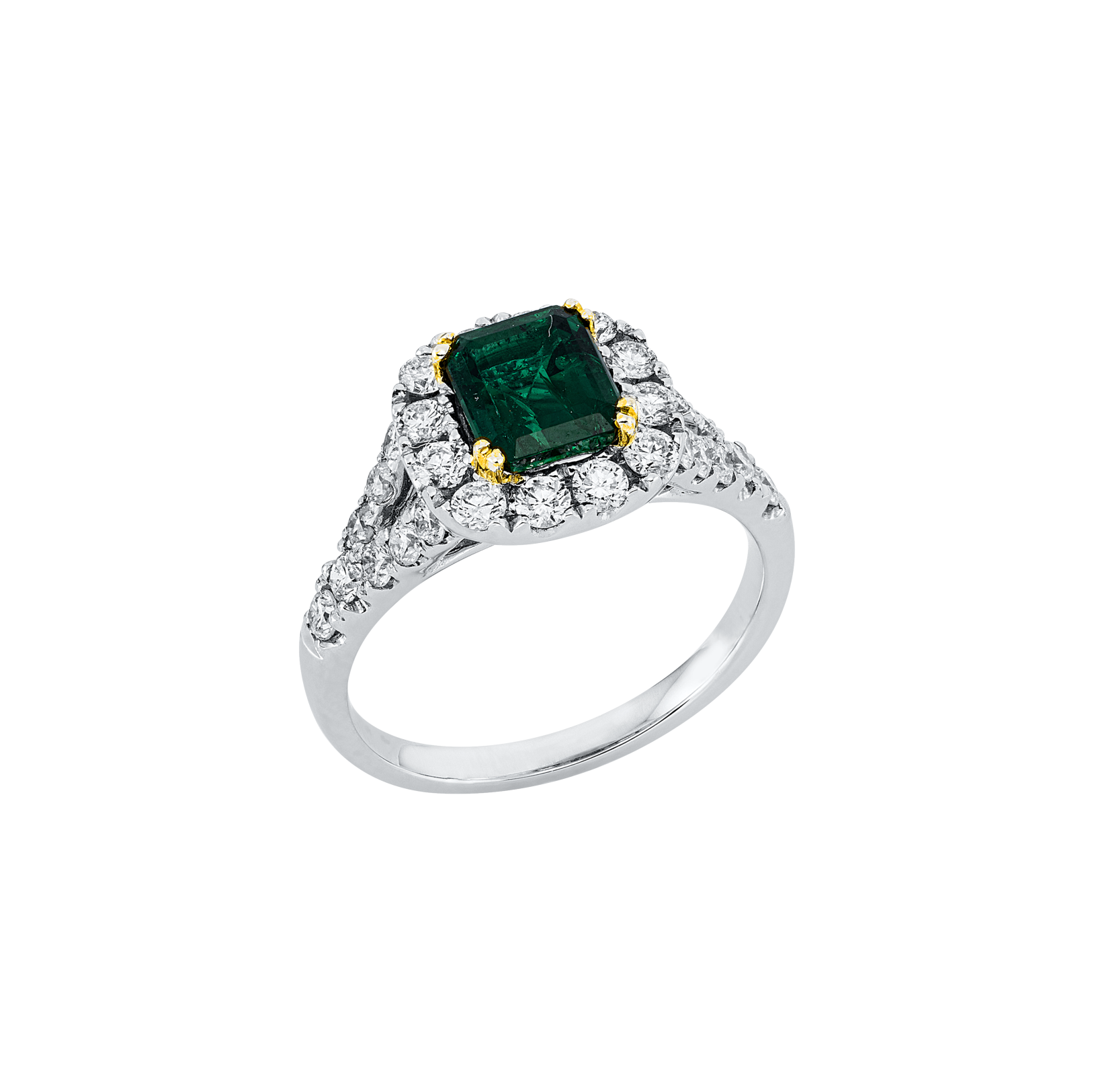 Brogle Selection Bicolor Smaragdring