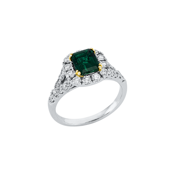 Brogle Selection Bicolor Smaragdring