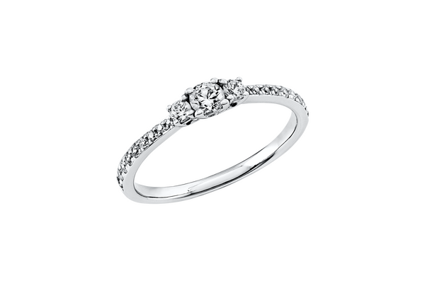 Brogle Solitaire Ring Trio Brogle Solitaire Ring Trio
