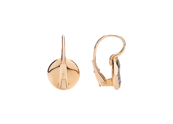 POB2041 O7000 DBR00 030 Pomellato earring sabbia rose gold 18kt brown diamond a2fb6db5d63787c94