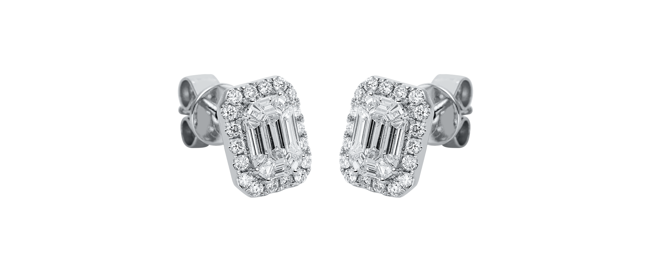 Brogle Classic diamond stud earrings