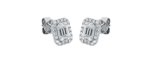 Brogle Classic diamond stud earrings Brogle Classic diamond stud earrings