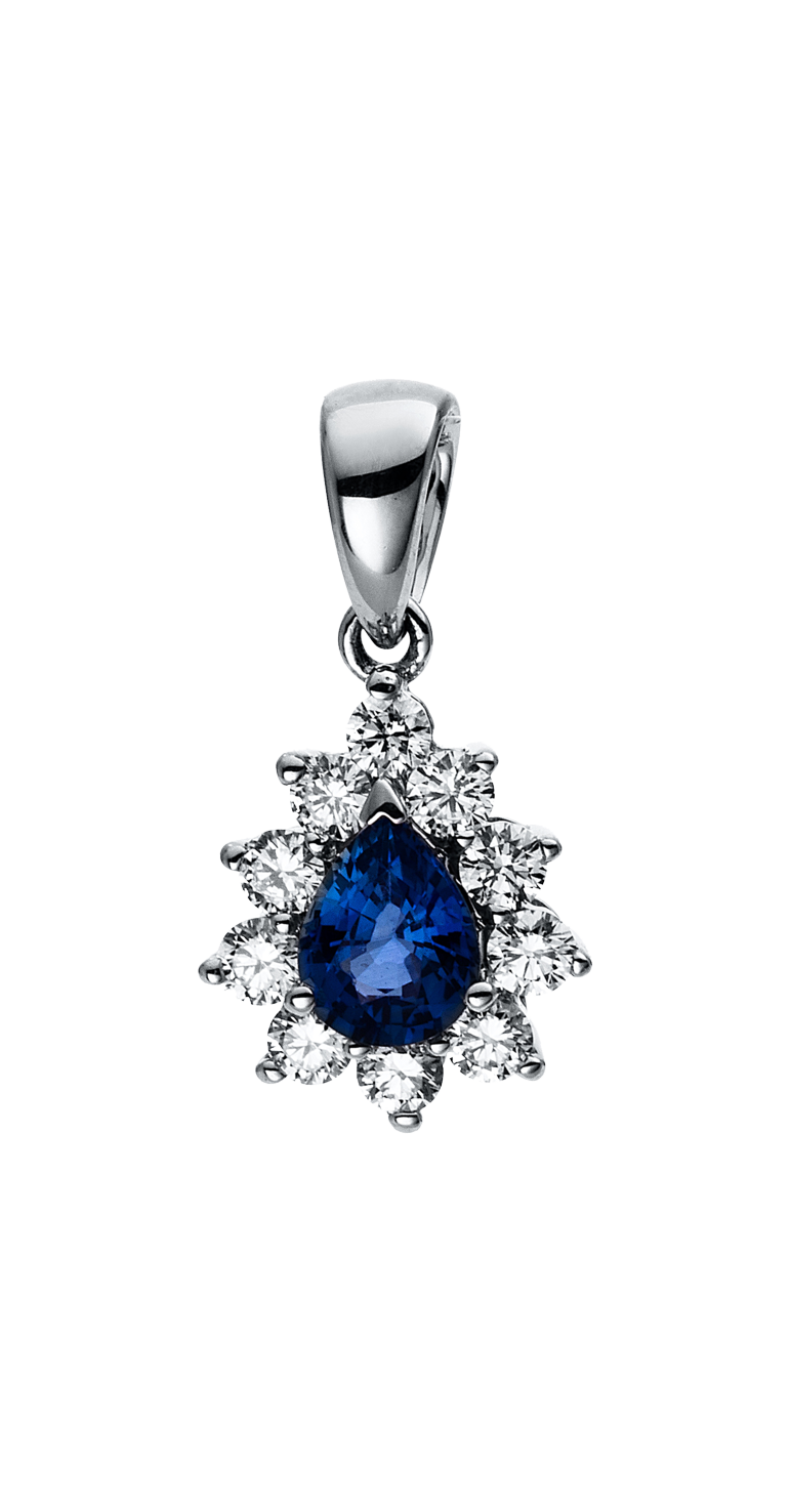 Brogle Classic sapphire pendant