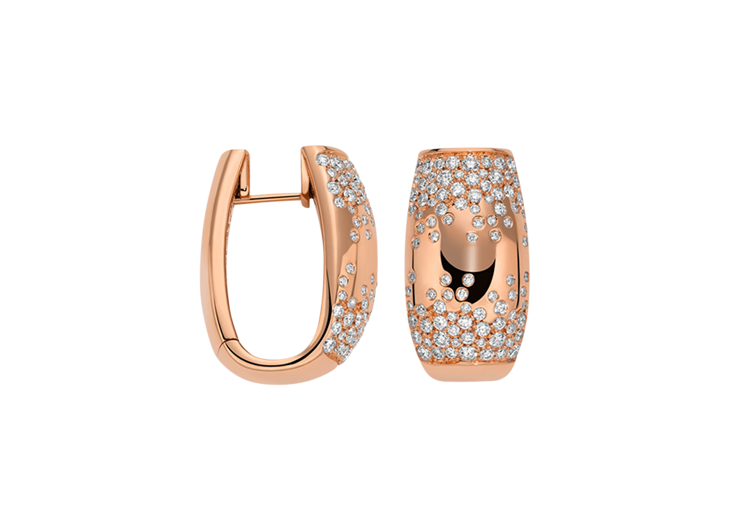 Fope Love Nest hoop earrings Fope Love Nest hoop earrings