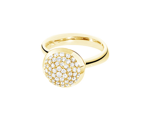 Tamara Comolli Bouton Pavé L Ring