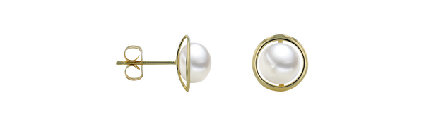 Brogle Classic freshwater pearl stud earrings Brogle Classic freshwater pearl stud earrings