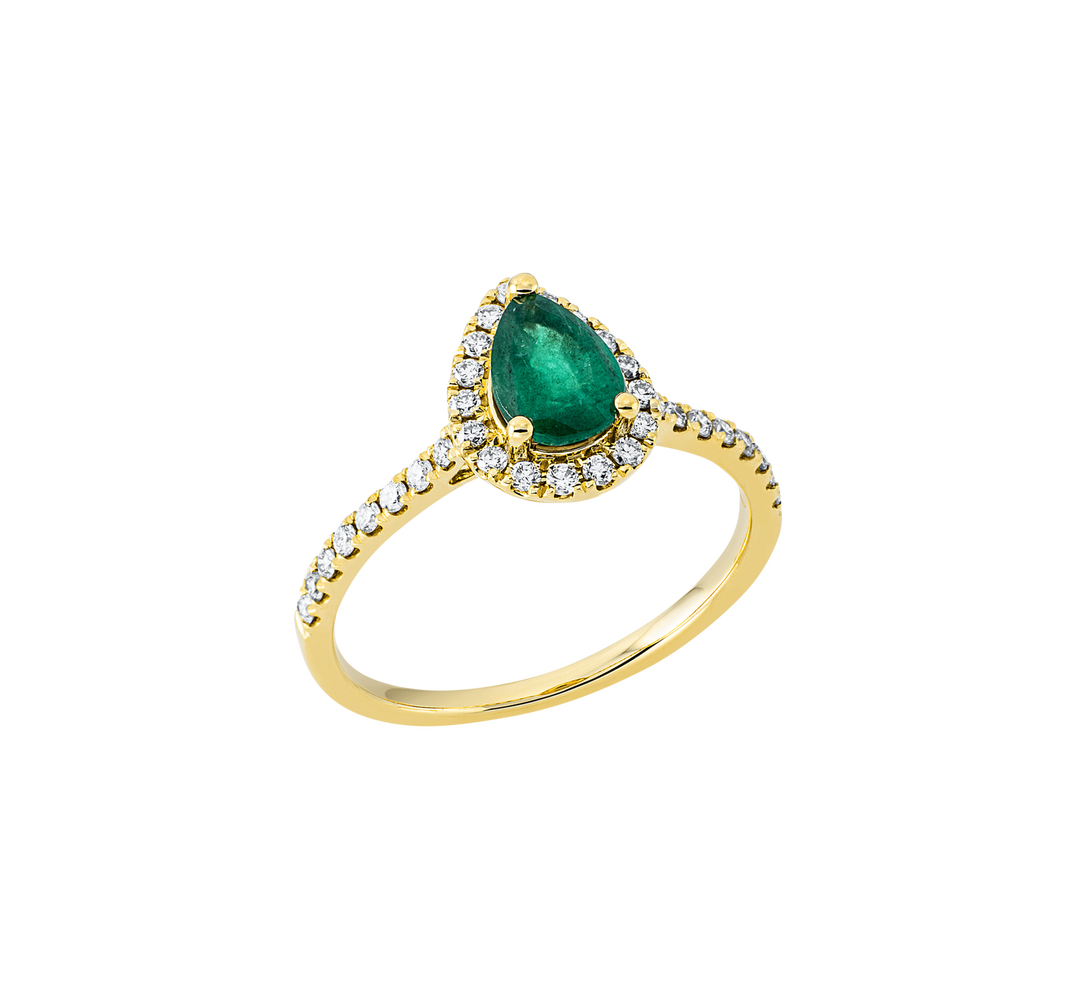 Brogle Classic emerald ring