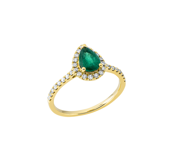 Brogle Classic emerald ring