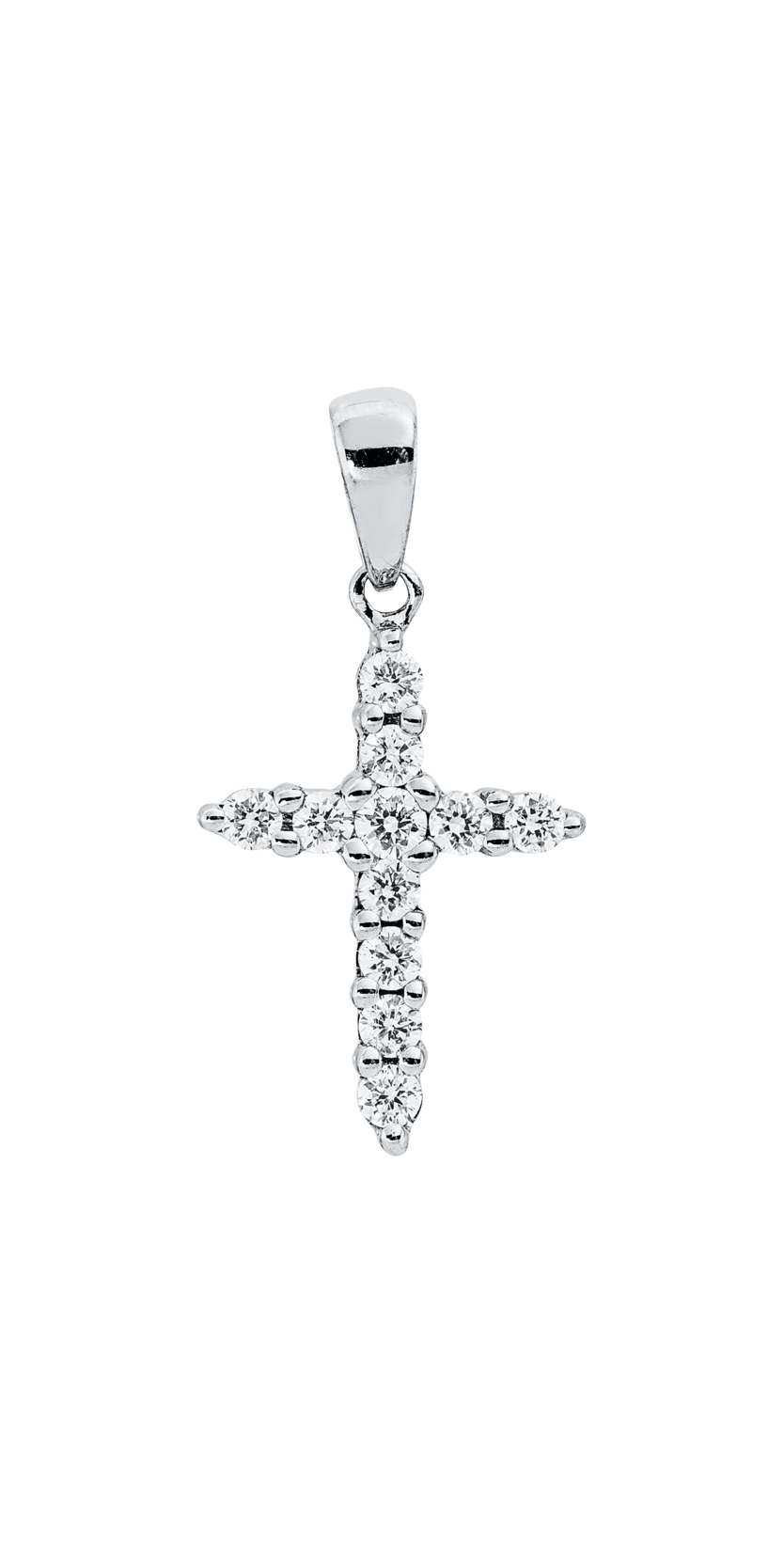Brogle Classic cross pendant with diamonds Brogle Classic cross pendant with diamonds