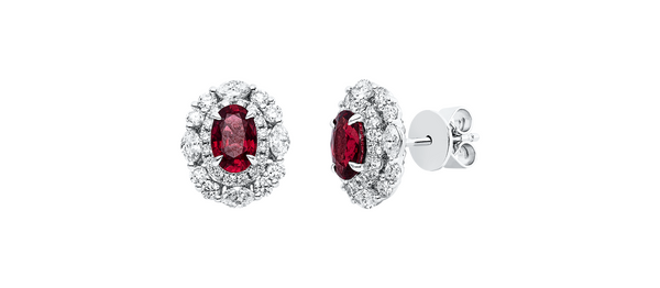 Brogle Selection ruby stud earrings