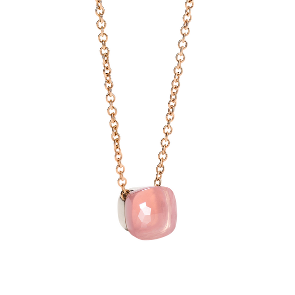 Pomellato Nudo Rose Quartz Necklace with Pendant Pomellato Nudo Rose Quartz Necklace with Pendant