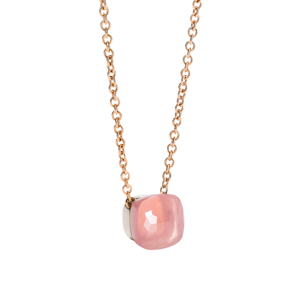 Pomellato Nudo Rose Quartz Necklace with Pendant Pomellato Nudo Rose Quartz Necklace with Pendant