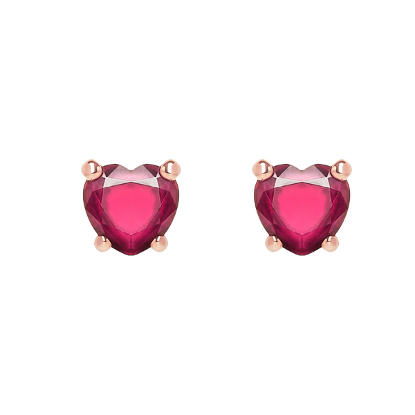 Dodo heart stud earrings