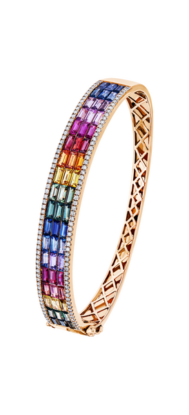 Brogle Selection Saphirarmreif Rainbow Brogle Selection Saphirarmreif Rainbow