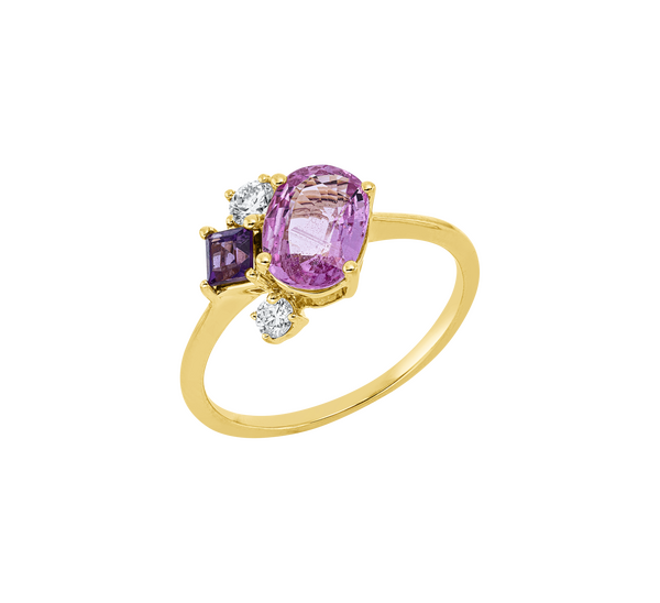 Brogle Classic colored stone ring